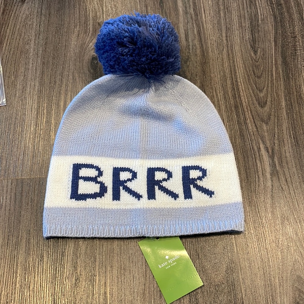 NWT Kate Spade New York Brrr Beanie